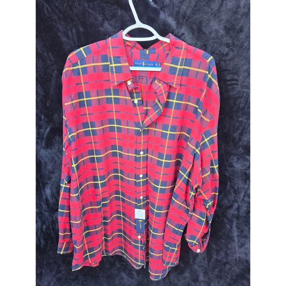 Ralph Lauren Big & Tall Men’s 2XB Long Sleeve Button Up Bundle – Lot of 2 - Picture 2 of 6